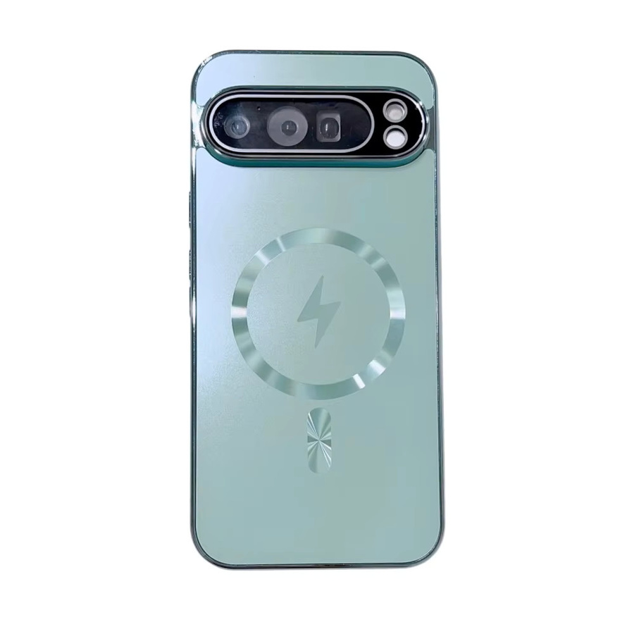 Matte AG Magnetische Handyhülle für Google Pixel 10 Pro XL 9A 8A 7A 6A mit MagSafe Wireless Charging und Kameraschutz in Weiß - Bild 3
