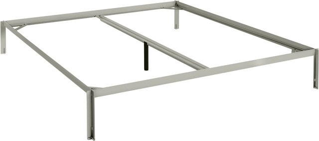 HAY Connect Bed in Grau aus pulverbeschichtetem Metall im Industrial Design - Bild 1