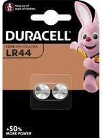Duracell Knopfzelle LR44 1.5V 105 mAh Alkali-Mangan, 2 Stück - Bild 1
