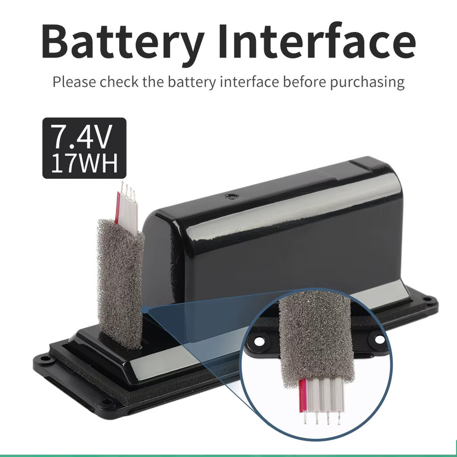 LUSONBAY Ersatzakku für BOSE Soundlink Mini 2 Bluetooth-Lautsprecher, 7,4 V, 2600 mAh, Schwarz - Bild 3