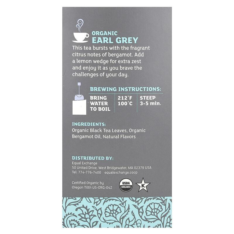Equal Exchange Bio Earl Grey Schwarztee Beutel 20 Stück 40 g - Bild 2
