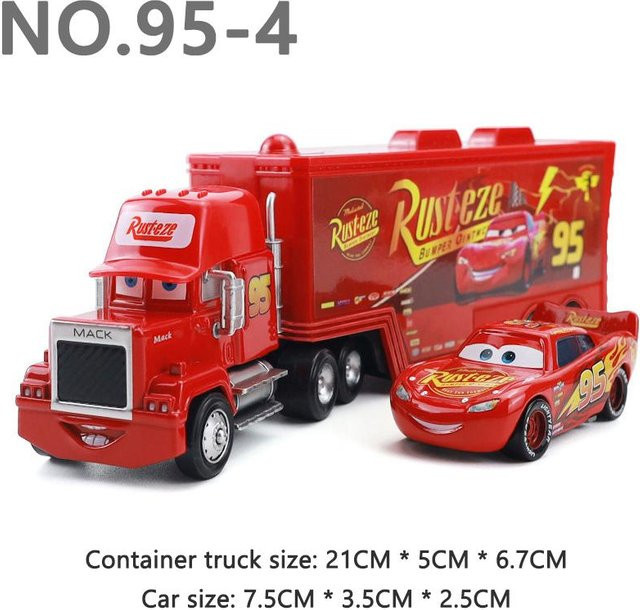 Pixar Disney Cars Sage VanDerSpin LKW, Modellauto, 1:55, ab 3 Jahren - Bild 1
