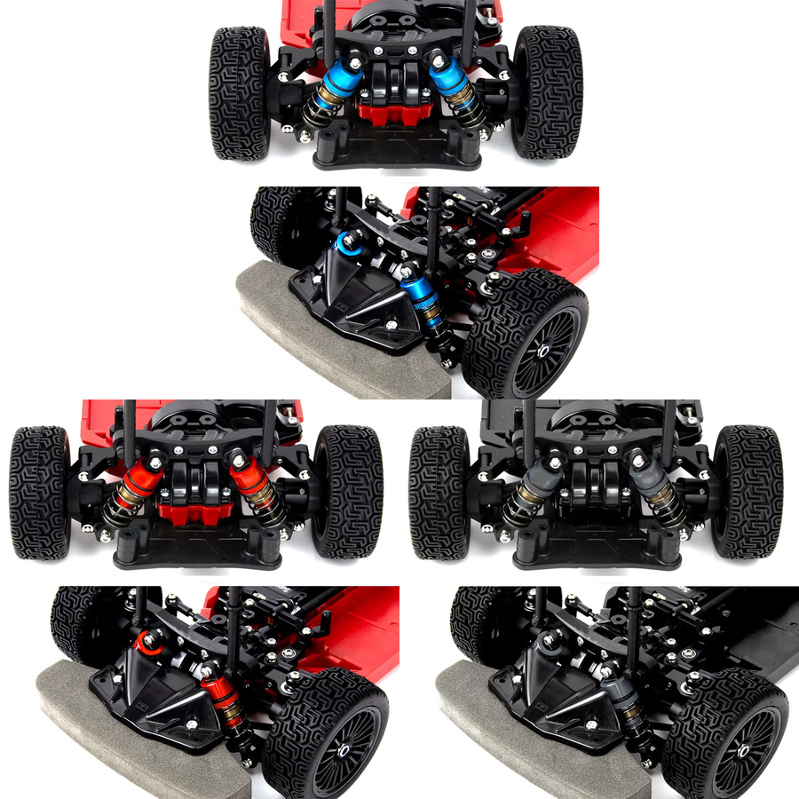 Tamiya RC Ölgefüllte Stoßdämpfer-Kit, 1:10, Metall, Rot, Bunt / Mehrfarbig - Bild 2