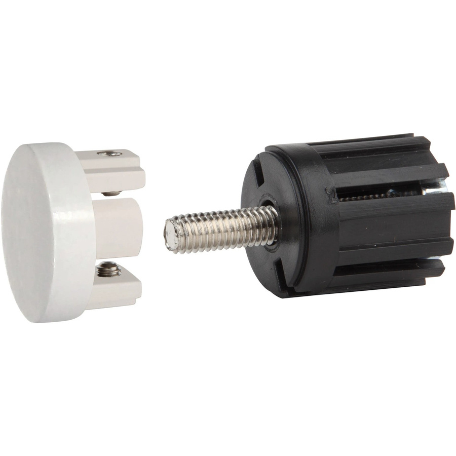 Mydeco Gardinenstangen-Endstück Match aus Metall in Weiß Ø 2 cm - Bild 2