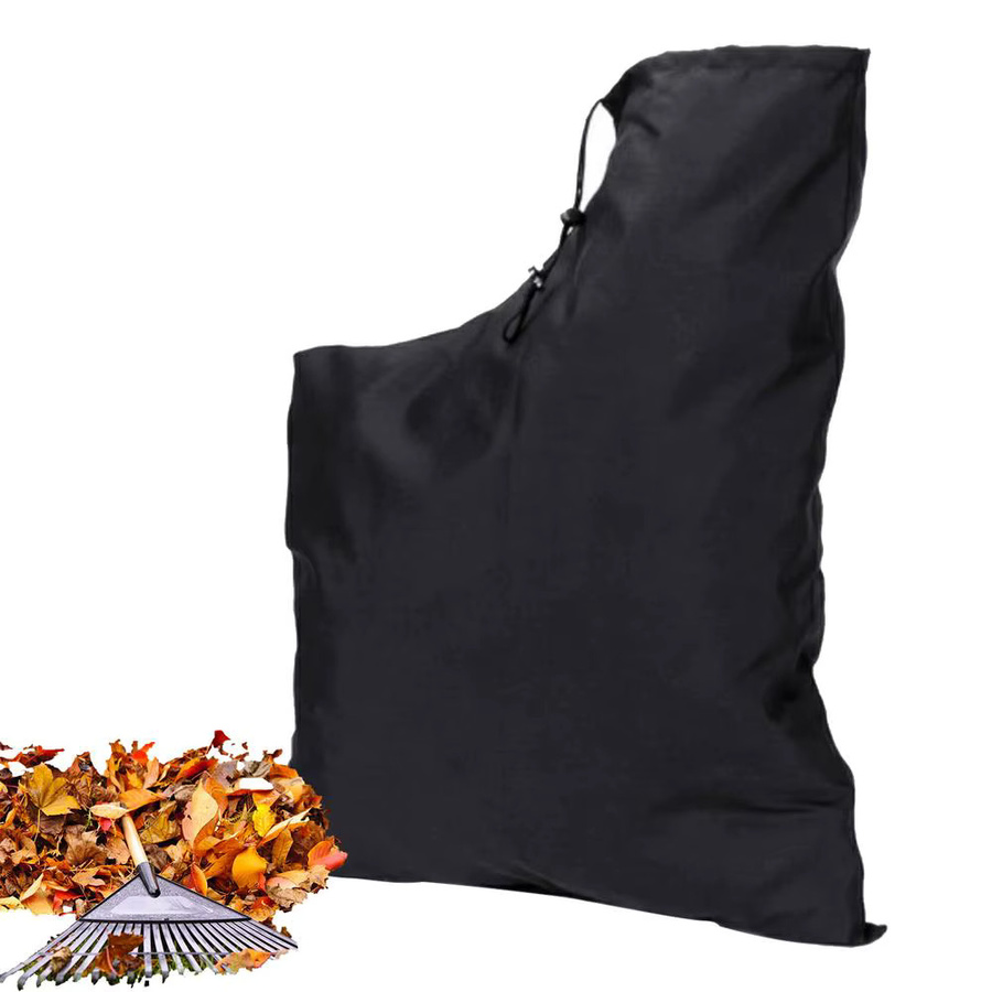 Garten Laubgebläse Auffangbeutel aus Oxford Polyester in Schwarz mit Reißverschluss für Laubbläser und Rasenmäher - Bild 7