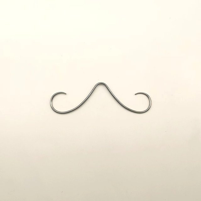 FashionFlair Septum Nasenring Edelstahl & Titan, Schwarz, Adult - Bild 1