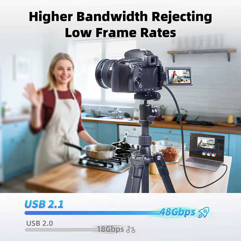 HDmatters Micro HDMI zu HDMI Kabel 8K HDMI 2.1 mit HDR und eARC, bidirektional, 4K 120Hz, Schwarz - Bild 4