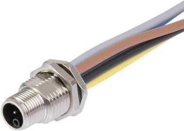 Weidmüller Rundsteckverbinder Stecker 2968020000 mit 5 Polen in Silber - Bild 1