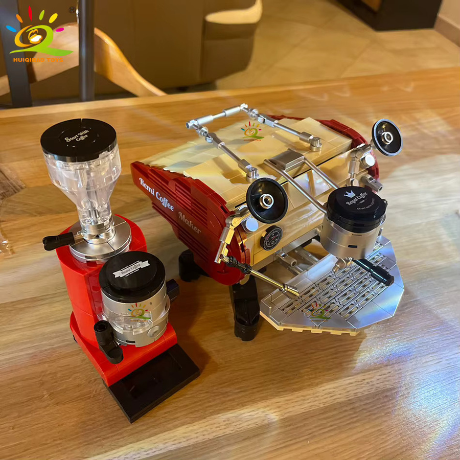 HUIQIBAO Kaffeemaschine Modell, Bausteine, Bunt / Mehrfarbig - Bild 2