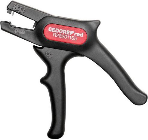 Gedore Abisolierzange R28201165 in Schwarz aus Stahl mit Kunststoffgriffen für 0,2 bis 6mm² - Bild 1