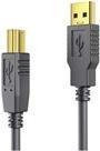 PureLink Aktiv USB 2.0 Kabel USB-A auf USB-A in Schwarz, Länge: 10 m - Bild 1