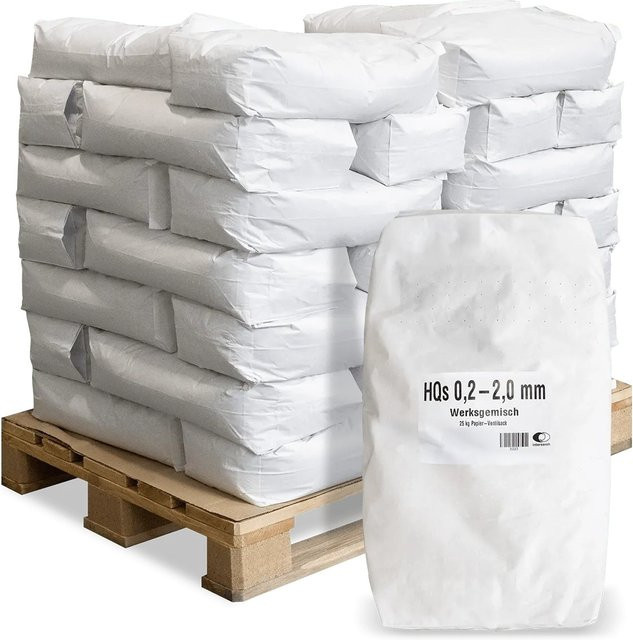Wolff & Müller Aquariensand beige und weiß, Körnung 0,2 - 2,0 mm, 25 kg - Bild 1