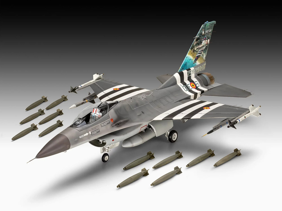 Revell 50th Anniversary F-16 Falcon, Modellbau, 1:32, ab 14 Jahren - Bild 4