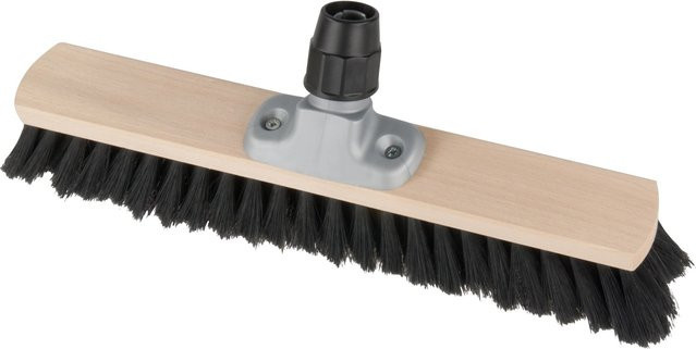 LUX-TOOLS Besenkopf aus Natur- und Kunsthaar in Schwarz, 80 cm - Bild 1