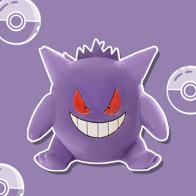 Aoger Pokémon Gengar Plüschpuppe, lila - Bild 1