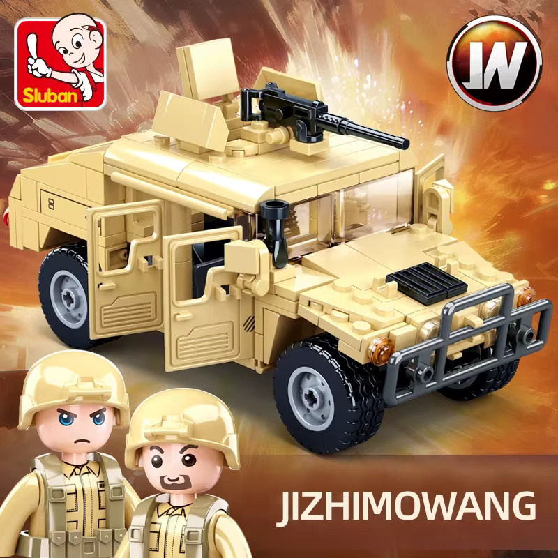 Sluban Militär-SWAT H2 Angriffsfahrzeug, Baukasten, 265 Teile - Bild 2