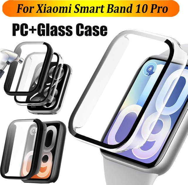 Xiaomi Schutzhülle für Smart Band 10 Pro, Gehärtetes Glas, Schwarz, Unisex - Bild 1
