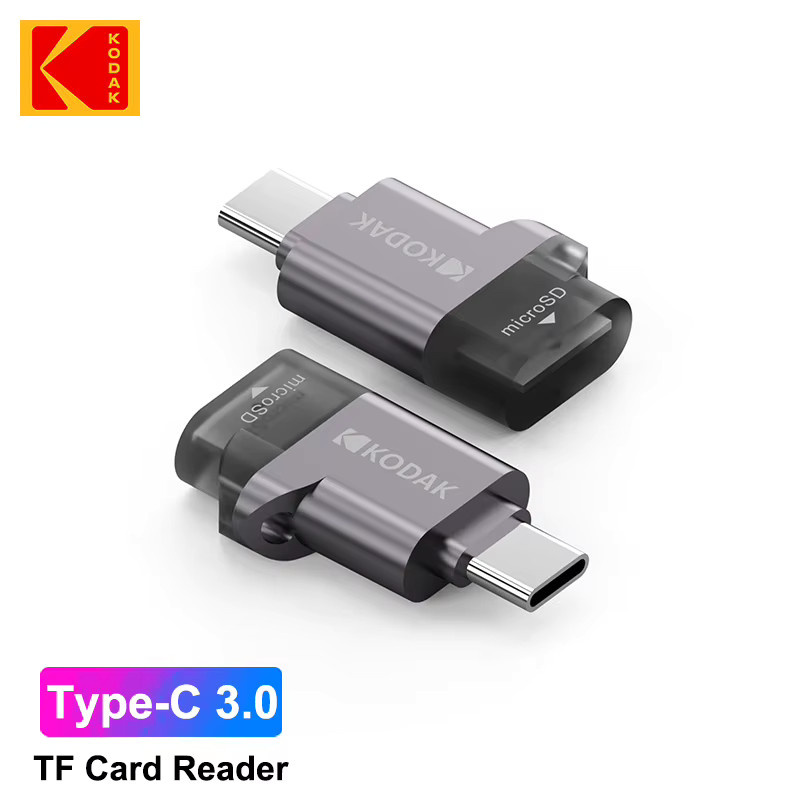 Kodak Micro SD-Kartenleser USB-C OTG-Adapter für Hochgeschwindigkeitsübertragung mit TF-Speicherkarte für iPhone, PC, Laptop und Galaxy Phones - Bild 3