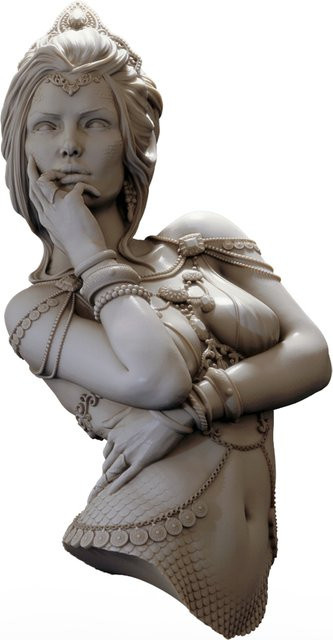 Wu VaraDetach Fantasy Büste, Resin-Modellfigur, 1/10, unmontierter und unbemalter Bausatz - Bild 1