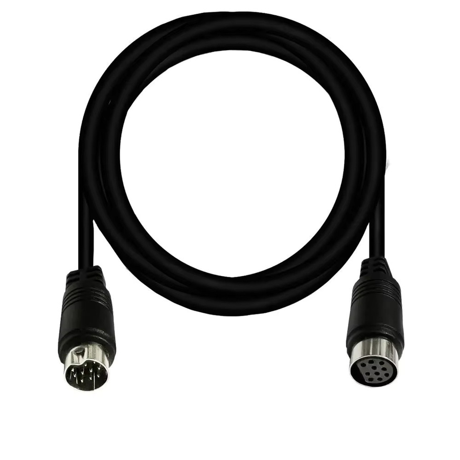 BSN Mini DIN 10Pin Audiokabel Schwarz für TV-Receiver, Monitor und Projektor - Bild 2