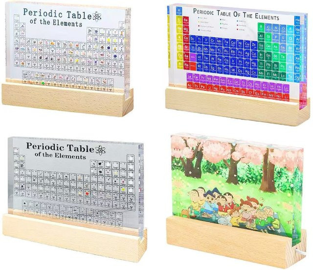 Bandai Crayon Shinchan Acryl-Nachtlicht-Set, Periodensystem, Set / Bundle - Bild 1