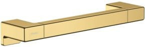 Hansgrohe Haltestange AddStoris Wandmontage in Gold Optik poliert, Länge: 34,8 cm - Bild 1