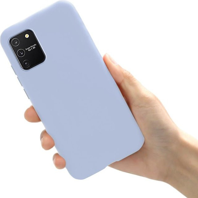 Luxuriöse Silikon Handyhülle für Samsung Galaxy S10 Lite und Note 10 Lite in Violett - Bild 1