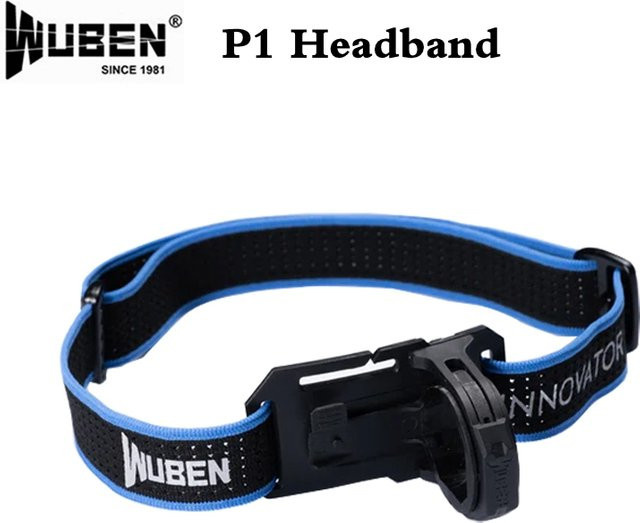 WUBEN P1 Stirnband für E7 Scheinwerfer und X0 Taschenlampe für Outdoor, Camping, Laufen und Jagd - Bild 1