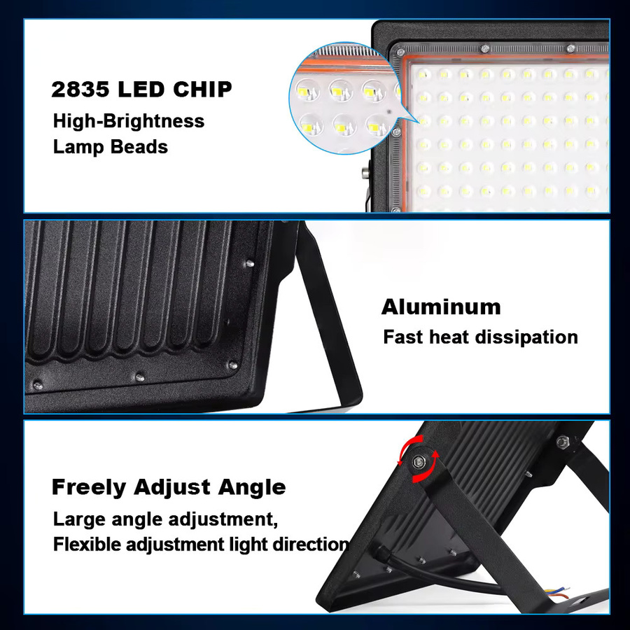 YNL LED-Flutlicht IP65 Wasserdicht mit 120 LEDs in Schwarz - Bild 4