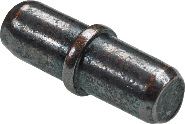 Hettich Bodenträger Duplo Ø 5 mm aus Stahl in brüniert Schwarz/Braun, 20 Stück - Bild 1