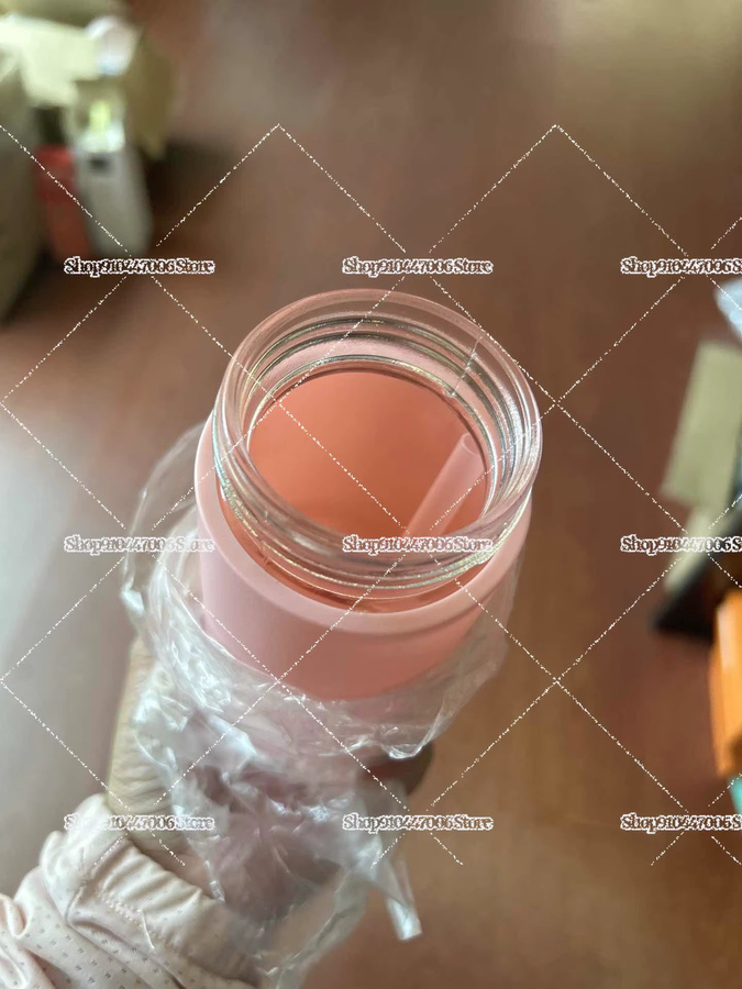 Potdemiel FNAF Prin Bounce Linglong Glas Tasse mit Cartoon Fünf Nächte Bei Freddy Motiv, doppelschichtig isoliert, mit Stroh für Outdoor und Auto, Mehrfarbig - Bild 4