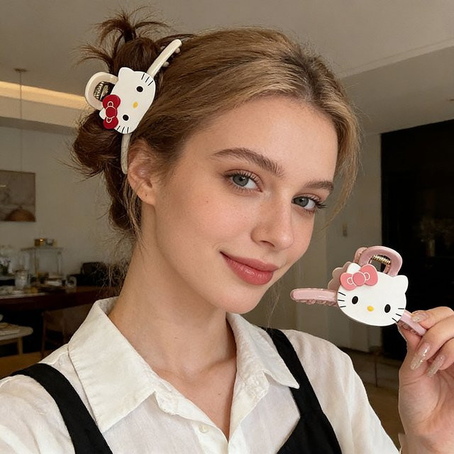 Sanrio Hello Kitty Haarklammer, Damen - Bild 1
