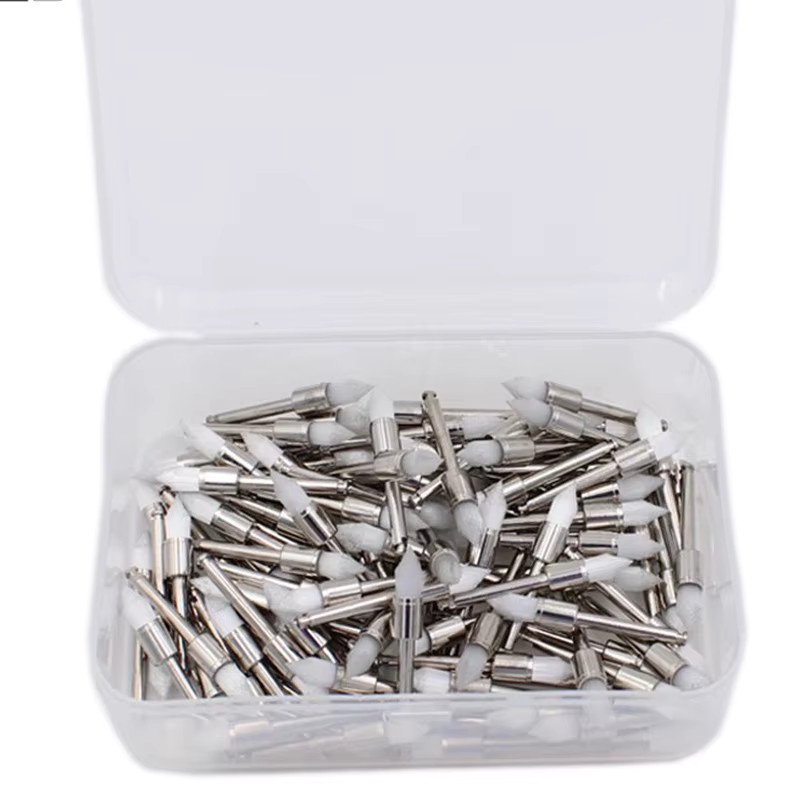 Tyceen Zahnpolierbürsten, 100 Stück, Nylon-Spitzenbürsten - Bild 2