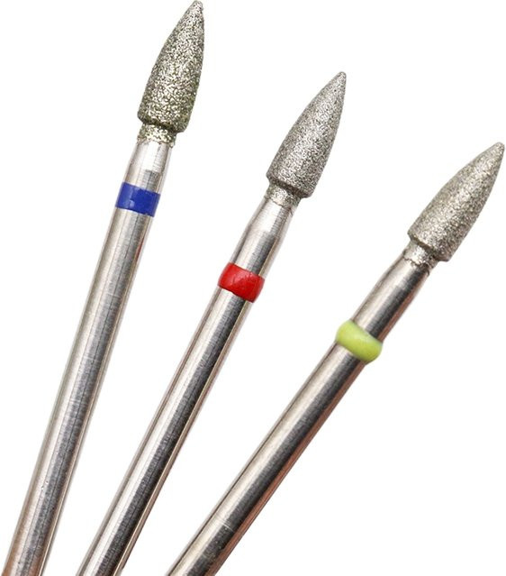 Easy Nail Elektrischer Maniküre-Bohrer, konische Diamant-Nagelbohrer, Unisex - Bild 1