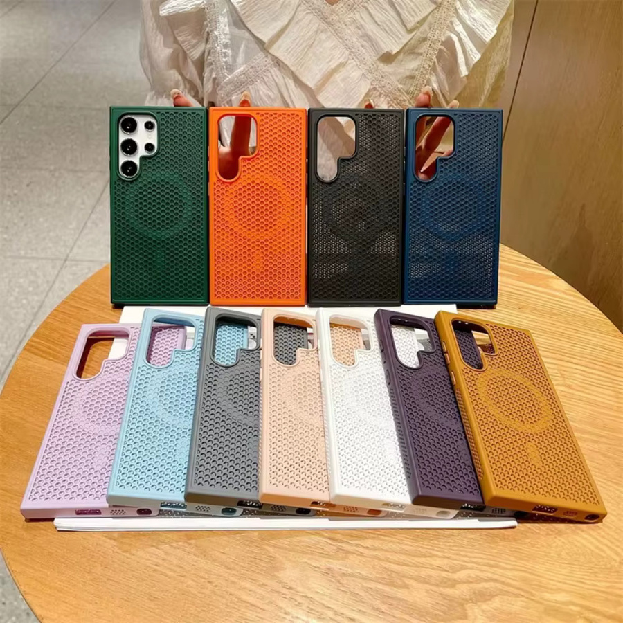 Magnetische stoßfeste Schutzhülle für Samsung Galaxy S26 S25 S24 S23 S22 Plus Ultra mit Wabenstruktur zur Wärmeableitung - Bild 4