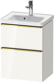 Duravit Waschtischunterschrank D-Neo, weiß glänzend, Wandmontage, B/T/H: 48,4 x 37,2 x 62,5 cm - Bild 1