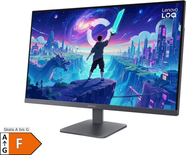 Lenovo LOQ 32Q-10 Gaming Monitor, 31,5 Zoll, QHD, 180 Hz, 0,5 ms, VA, Lunar Grey - Bild 2