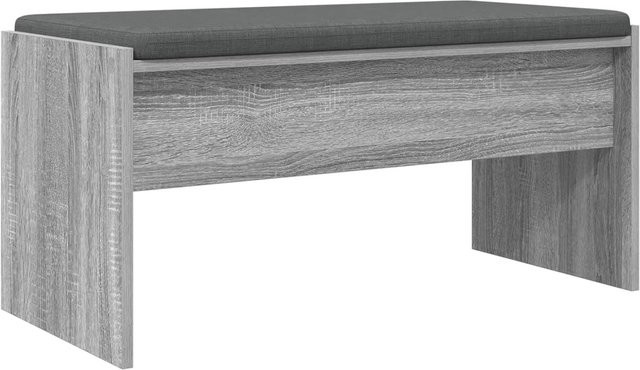 vidaXL Flurbank mit Kissen in Grau Sonoma, modern, B/T/H: 83 x 38 x 40 cm - Bild 1