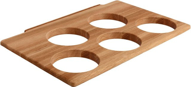 VEGA Schaleneinsatz für 5 Schalen in Braun, GN 1/1, B: 53 cm, T: 34 cm, H: 2,5 cm - Bild 1