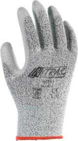 Nitras Handschuh-Paar 6315 in Grau mit PU-Beschichtung, Größe 7 - Bild 1