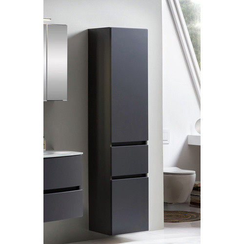 HELD MÖBEL Seitenschrank Baabe in Grau, modern und matt, Breite: 40 cm, Höhe: 180 cm, Tiefe: 35 cm - Bild 5