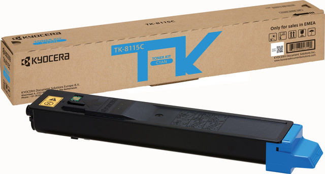 Kyocera Original Tonerpatrone TK-8115C Cyan für ECOSYS M8124cidn und M8130cidn mit 6000 Seiten Reichweite - Bild 2