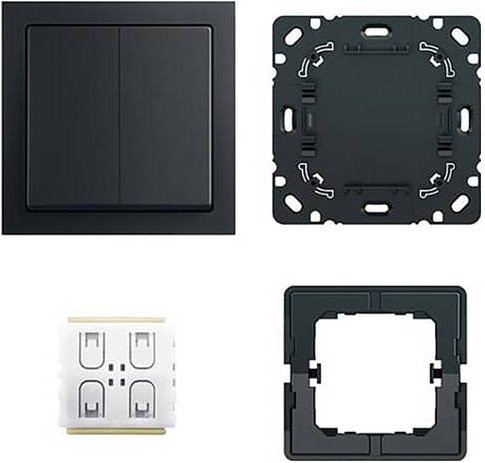 Busch-Jaeger Scene Controller 2CKA006710A0021 Schwarz ZigBee kompatibel mit Philips Hue dimmbar selbstklebend - Bild 1