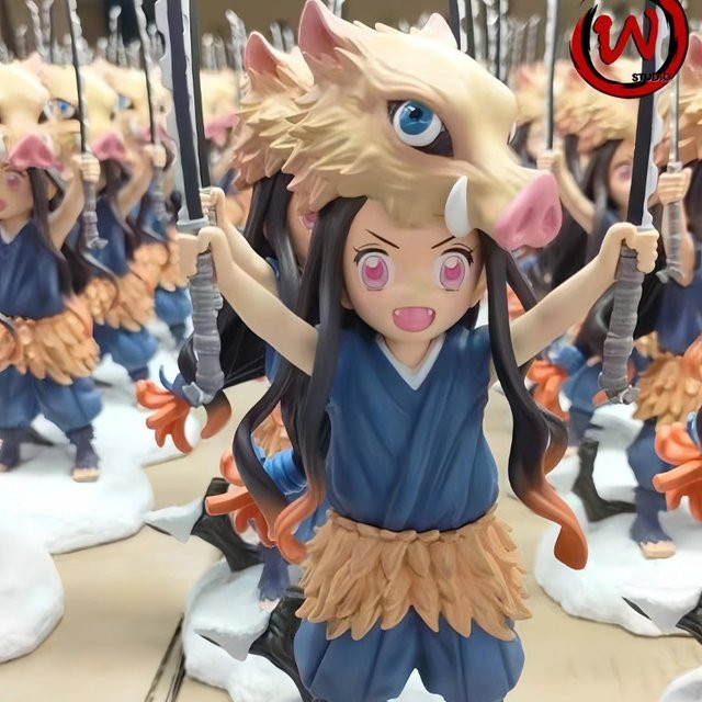 Bandai Dämon Slayer Kamado Nezuko Cos Hashibira Inosuke, Action Figure, 20cm - Bild 1