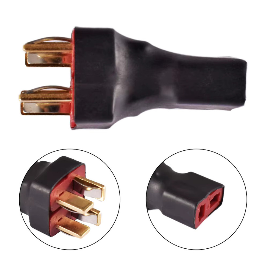 9IMOD XT60 Parallel- und Serien-Adapteranschlüsse für RC-Lipo-Batterien, 1 Buchse auf 2 Stecker oder 1 Stecker auf 2 Buchsen, transparent - Bild 4