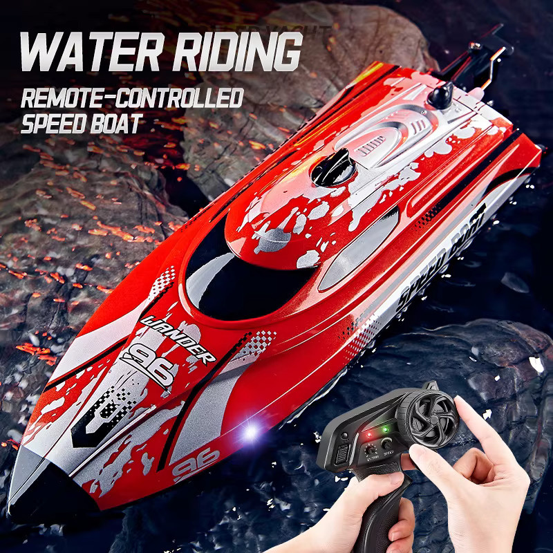 CONUSEA RC-Rennboot, ferngesteuert, mit Licht, wasserdicht - Bild 2