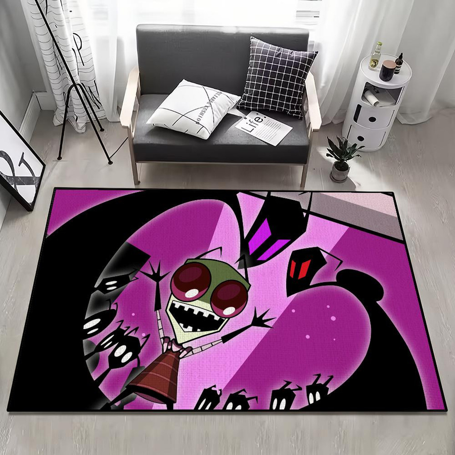 Karpetti Invader Zim Cartoon Fußmatte, rutschfest und waschbar, B/T: 40 x 60 cm, Multicolour - Bild 4