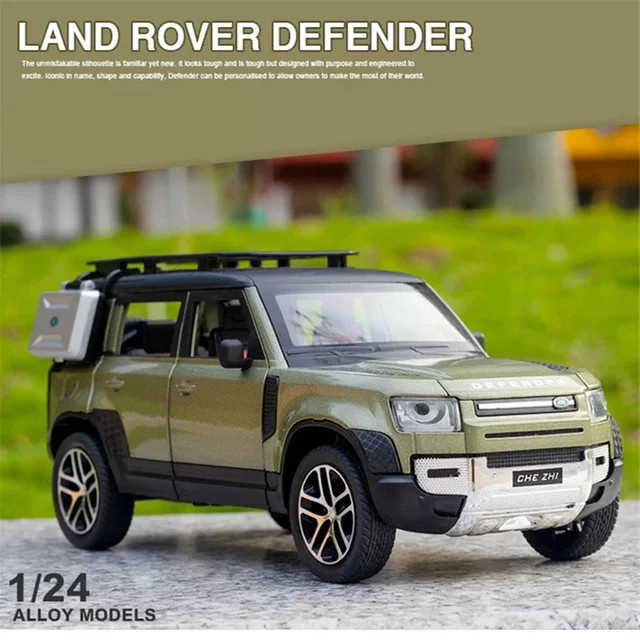 Maisto Land Rover Defender, Geländewagen, Metall, Weiß - Bild 1