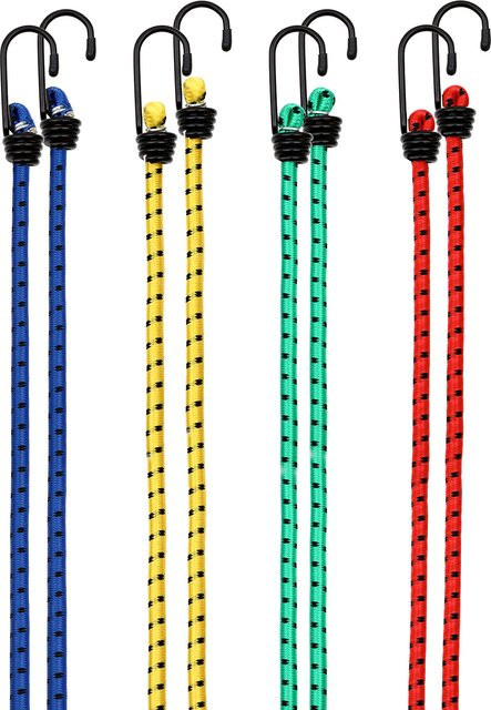 Monzana Spanngummi 8er-Set Expander Multicolor, Länge: 40-100 cm - Bild 1
