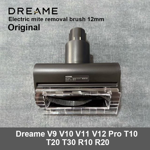 Dreame Mini elektrische Milbenbürste in Schwarz für V9 V10 V11 V12 Pro T10 T20 T30 R10 R20 Serie Handstaubsauger Ersatzteil - Bild 1
